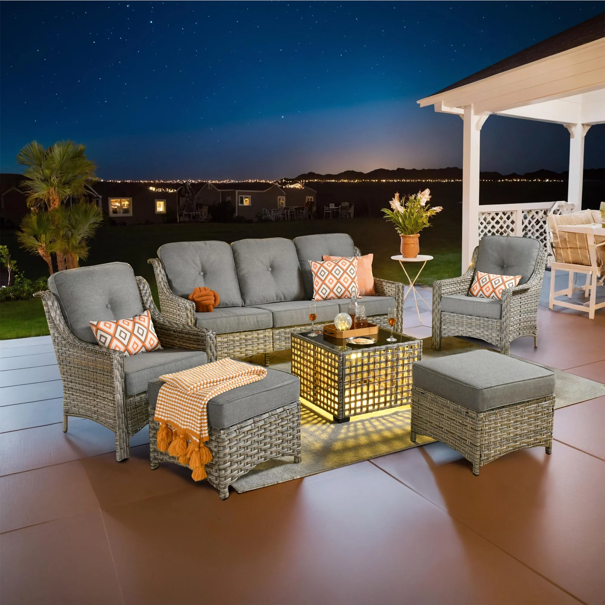 Ovios Conversation Set 6-Piece PAD Series