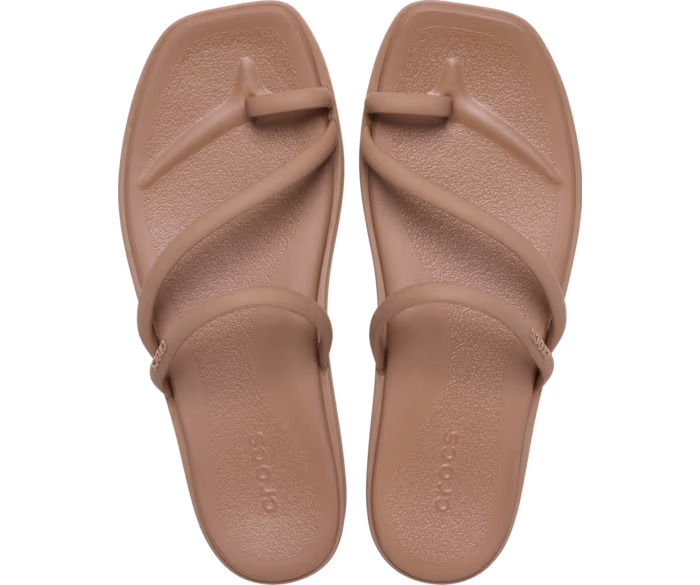 Crocs Women's Miami Toe Loop Sandals, Lightweight Strappy Sandals for the Pool and Beach