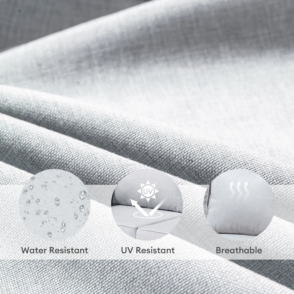 Ovios Kenard Series Replacement Seat, Back Cushion Cover(Refer to the Dimension in Description,Only cover)