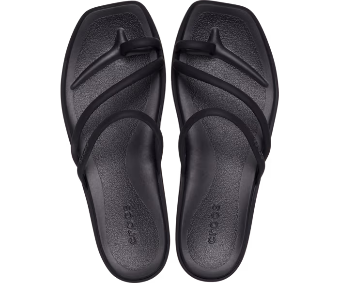 Crocs Women's Miami Toe Loop Sandals, Lightweight Strappy Sandals for the Pool and Beach