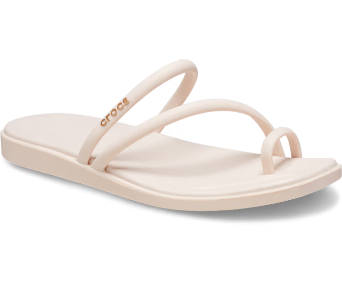 Crocs Women's Miami Toe Loop Sandals, Lightweight Strappy Sandals for the Pool and Beach
