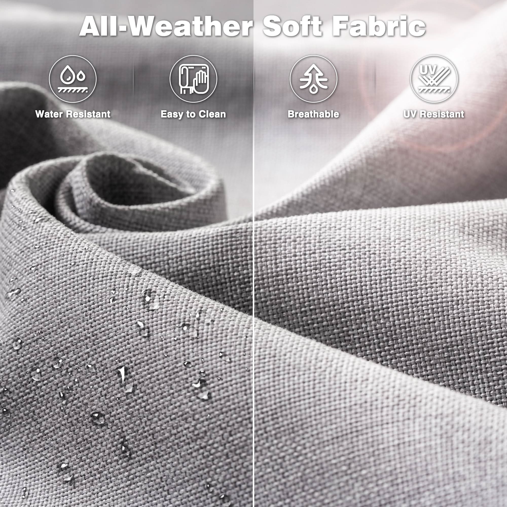 Ovios 6 Pieces Patio Furniture Set with 42