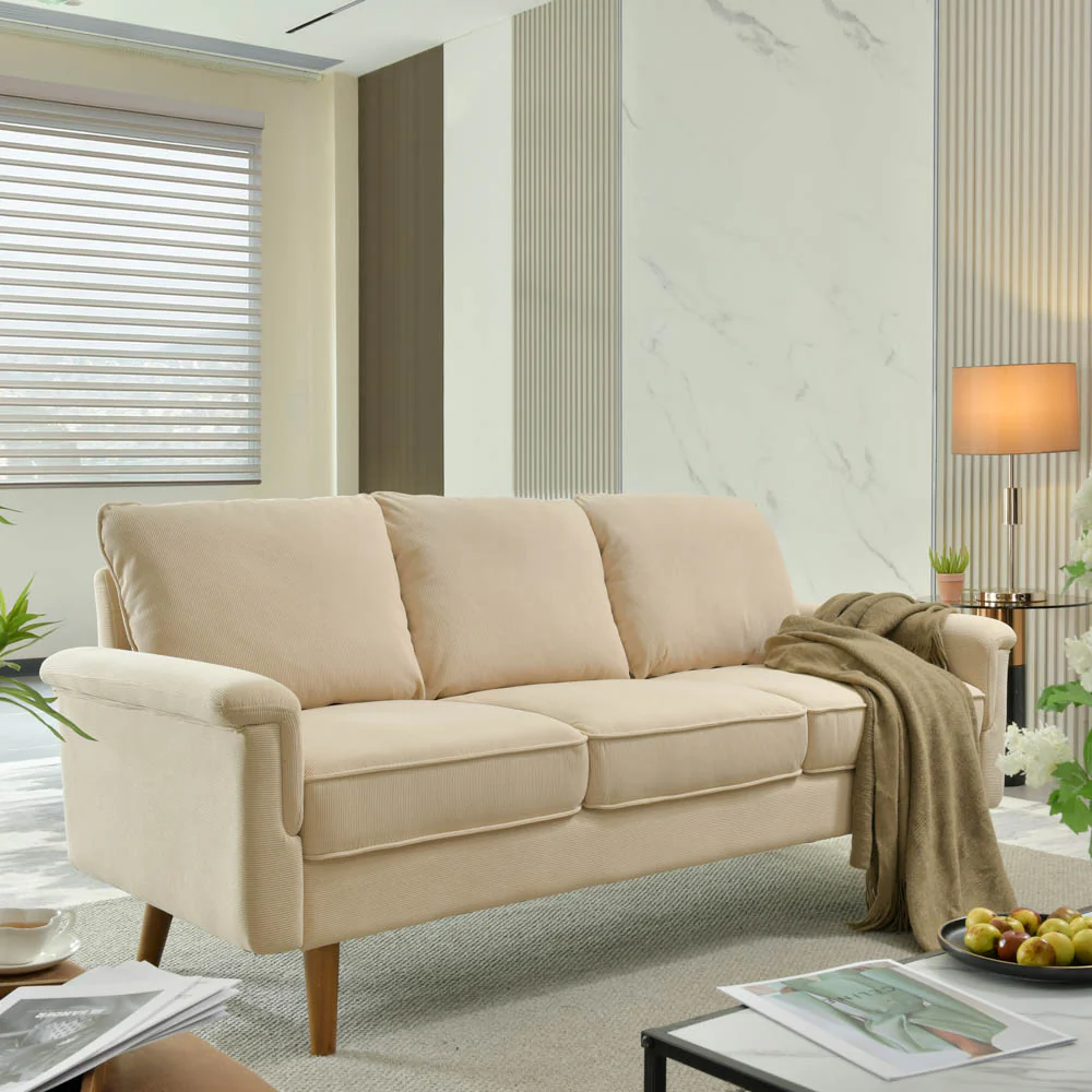 Ovios Living Room 71.65'' Wide 3-Seats Sofa Multiple Colour