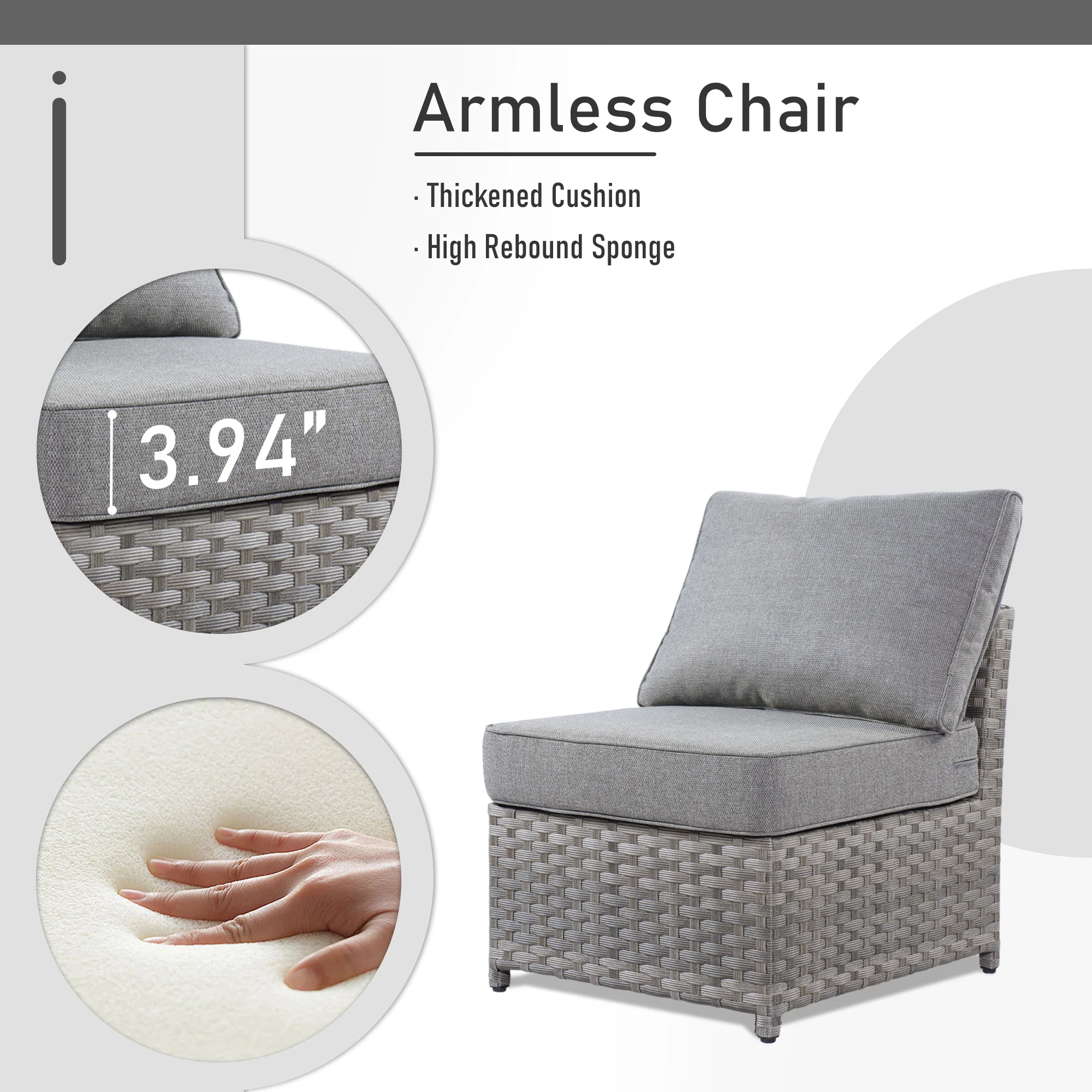 Ovios Patio Furniture Set 13-Piece include 42