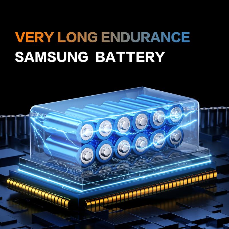 ETEKHOP EP40 Electric scooter, 8.5-inch tires, ultra long range up to 30/32 miles, 350W motor and 19 miles/hour portable folding commuting electric scooter, suitable for adults, equipped with dual braking system and applications