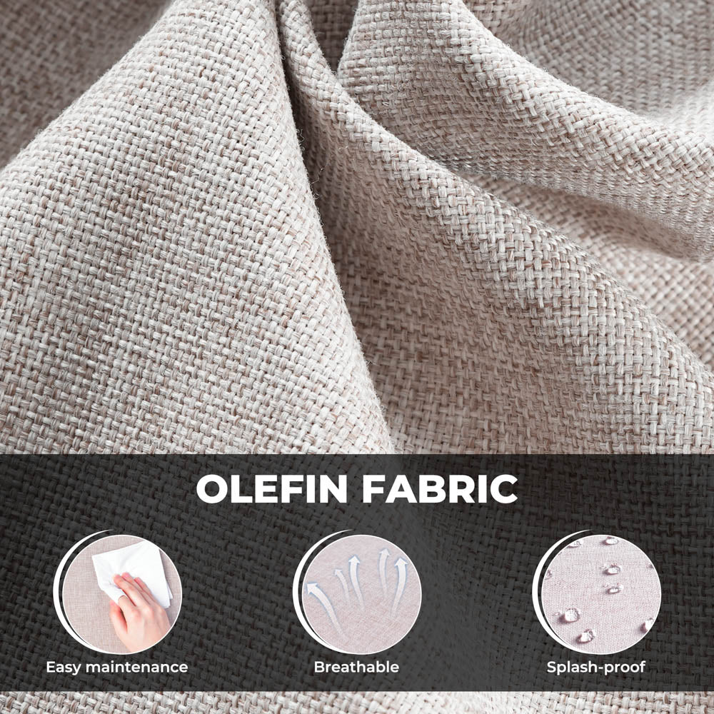 Ovios New Rimaru Series Patio Furniture Set 15-Piece include Swivel Chairs and 42