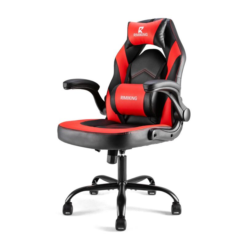 RIMIKING Shelby Series Ergonomic Gaming Chair, Adjustable Recliner, Lumbar Support, Heavy-Duty Office Chair,275 lbs Weight Capacity,3896