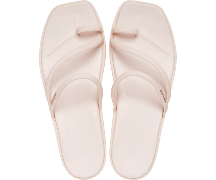 Crocs Women's Miami Toe Loop Sandals, Lightweight Strappy Sandals for the Pool and Beach