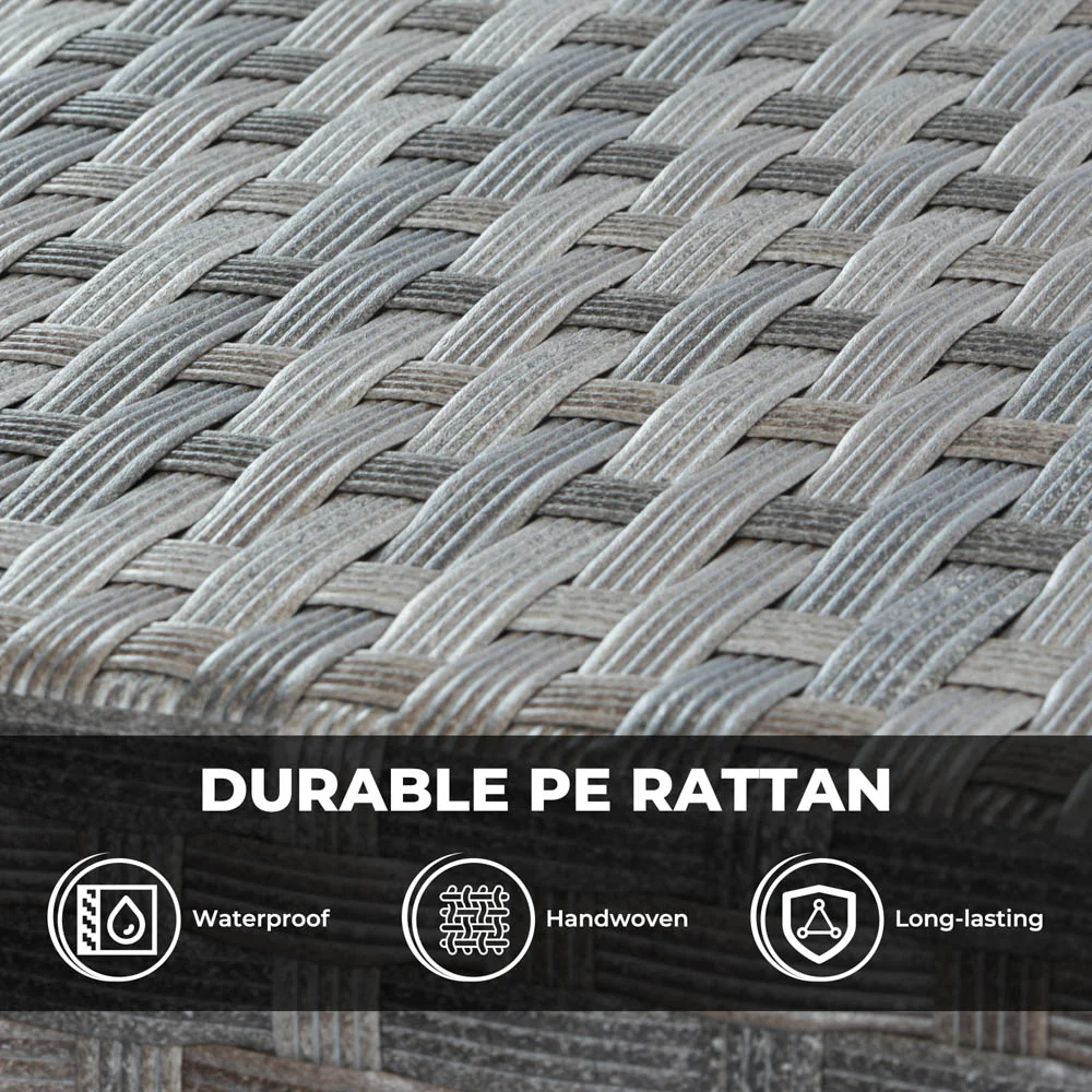 Ovios New Rimaru Series Patio Furniture Set  9-Piece include Swivel Chairs Set Partially Assembled