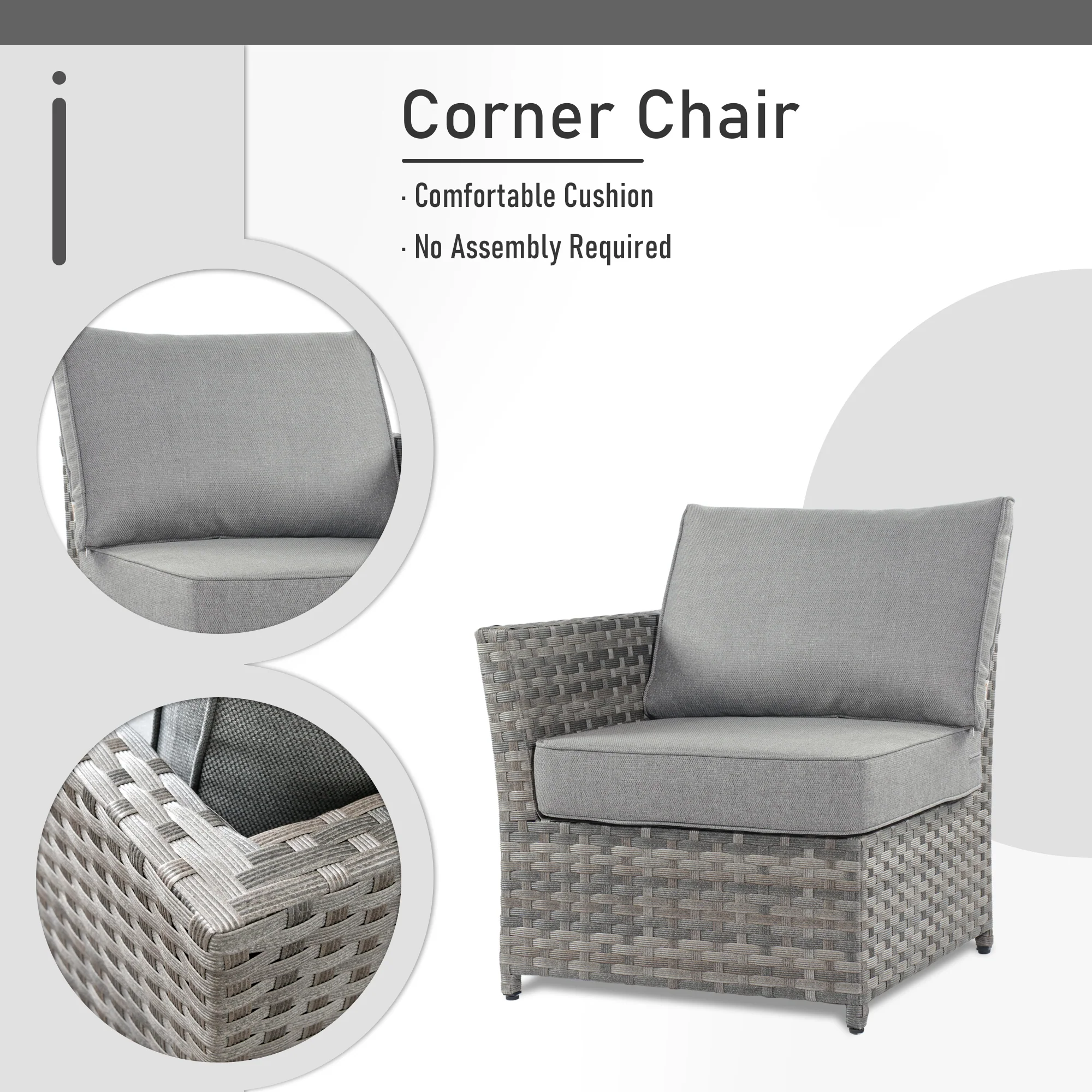 Ovios Patio Furniture Set 13-Piece include 42