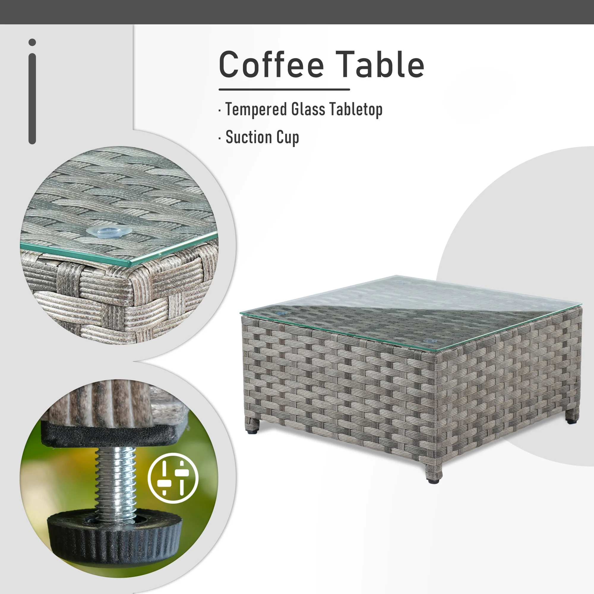 Ovios Patio Furniture Set 13-Piece include 42