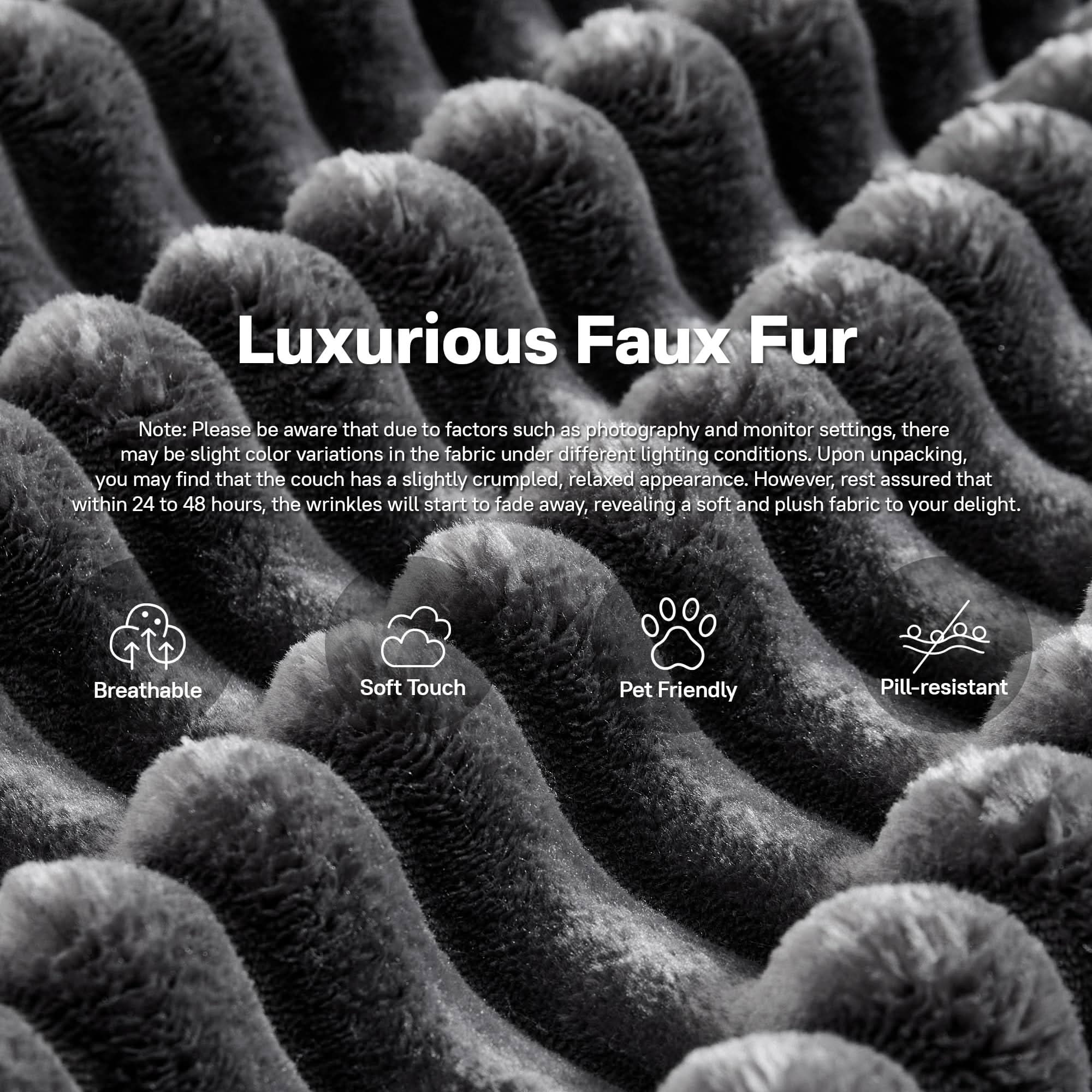 Ovios Oversized Modular Sectional Couch, Cloud Couches for Living Room,Deep Seat Upholstered Convertible Sleeper Sofa