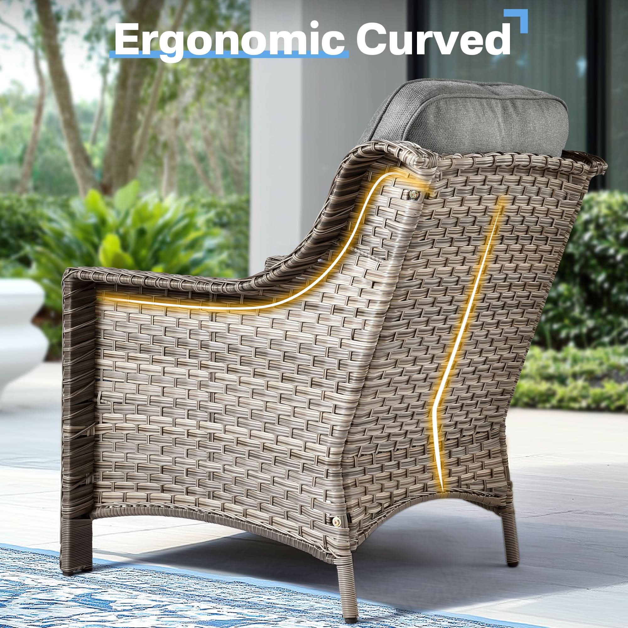 Ovios Conversation Set 6-Piece PAD Series