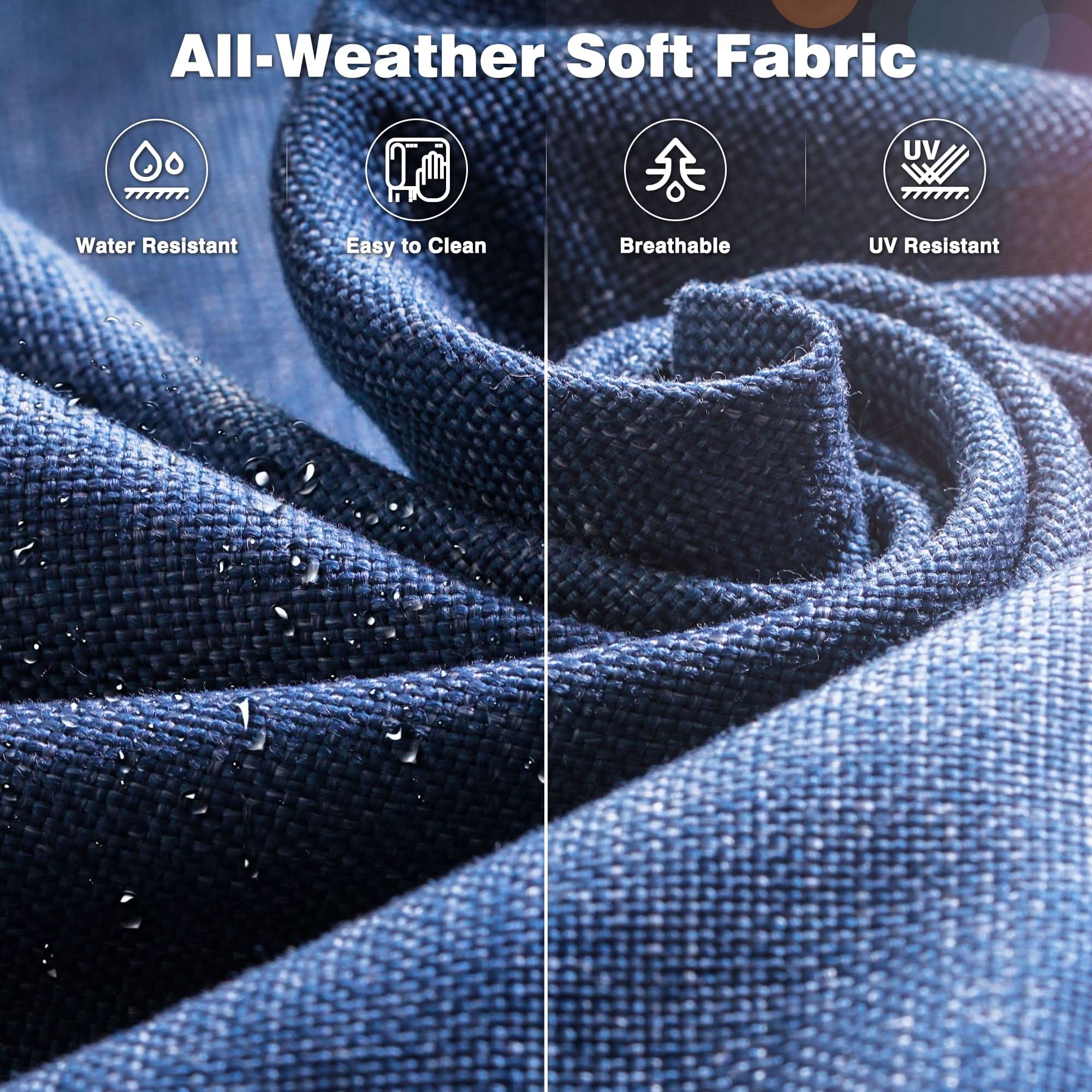 Ovios 6 Pieces Patio Furniture Set with 42