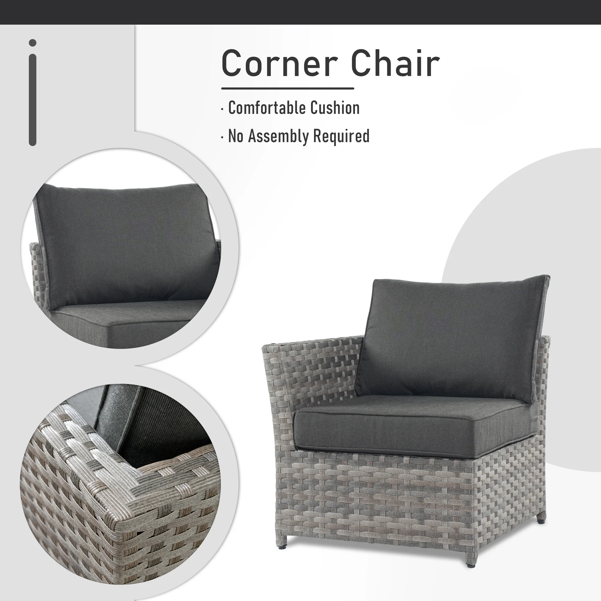 Ovios Patio Furniture Set 13-Piece include 42