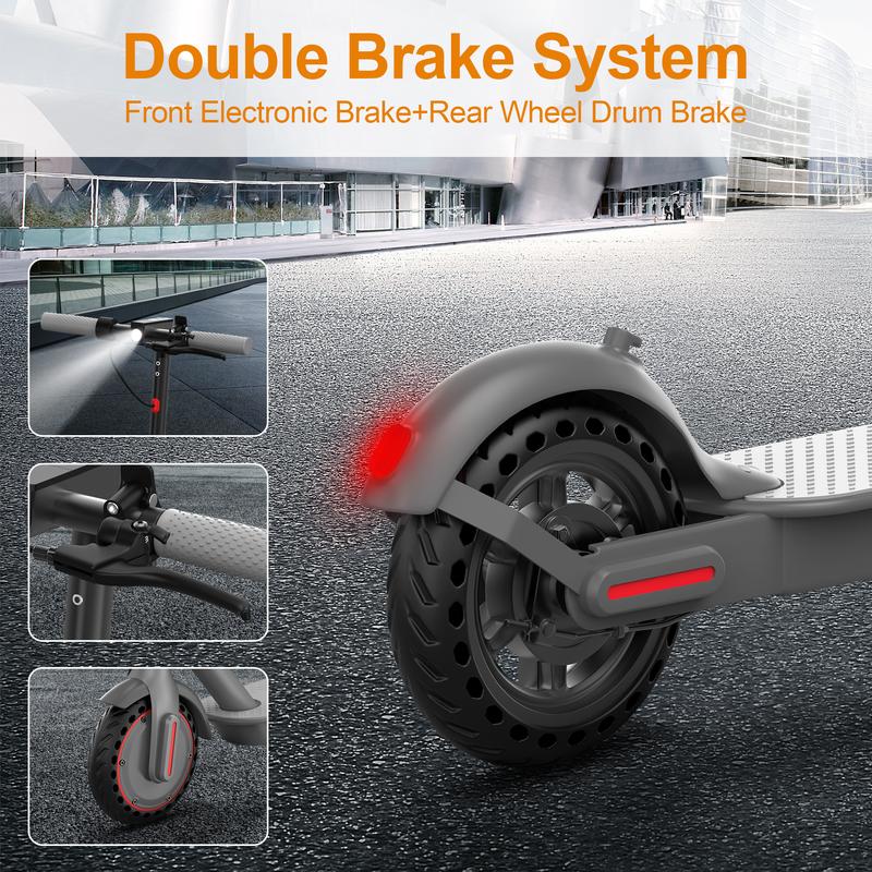 JIUNENG Electric Scooter 16MPH 350W Motor 9-15Miles Range IP65 Waterproof Foldable Design 2024 Dual Braking System Lithium Battery