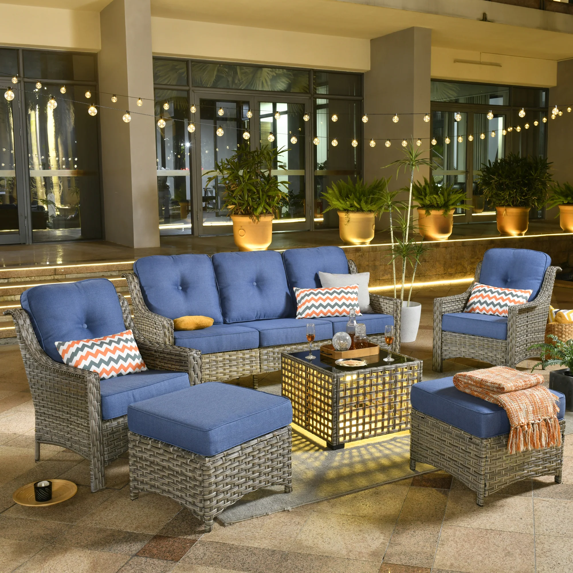 Ovios Conversation Set 6-Piece PAD Series