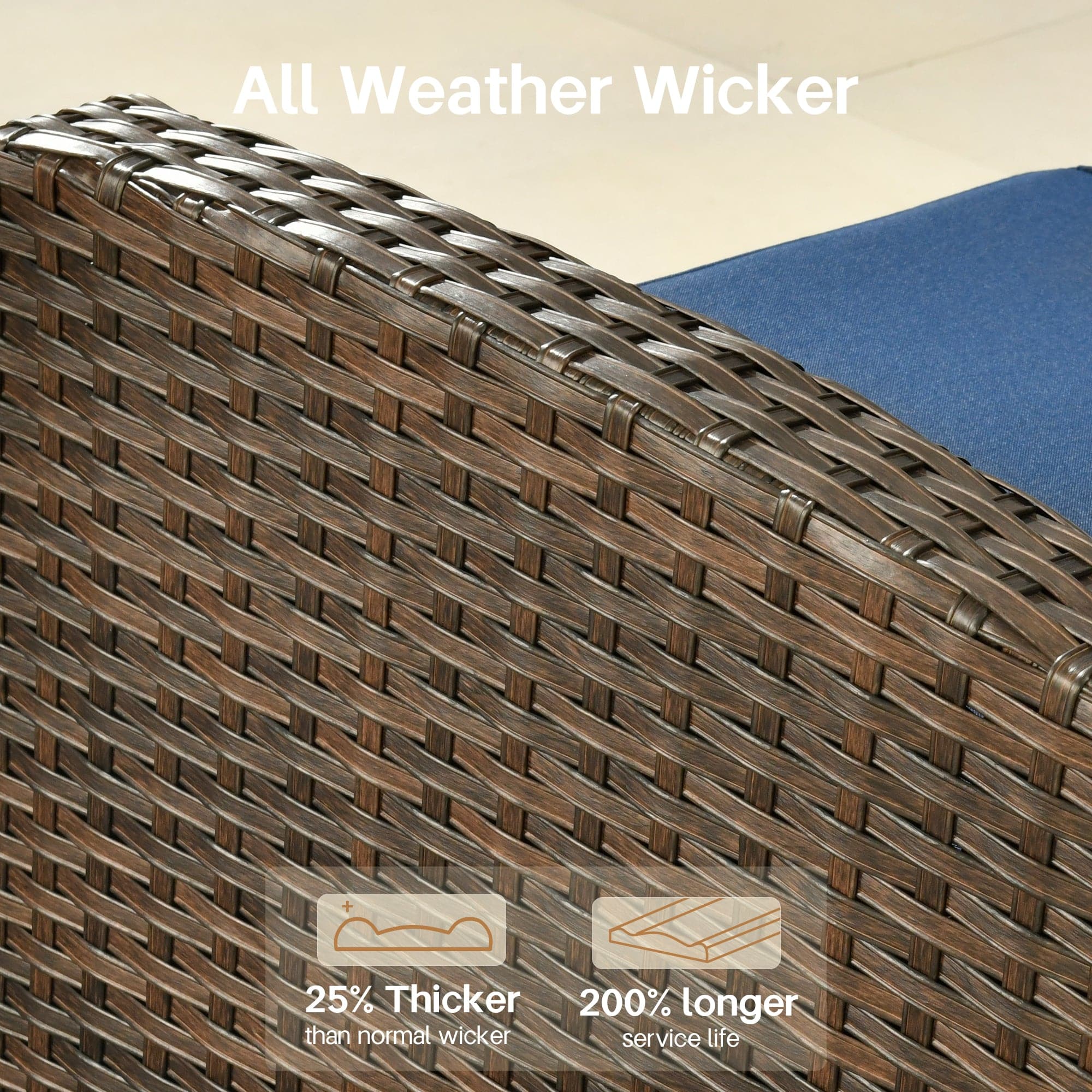 Ovios PRS Series Patio Conversation 5-Piece Set