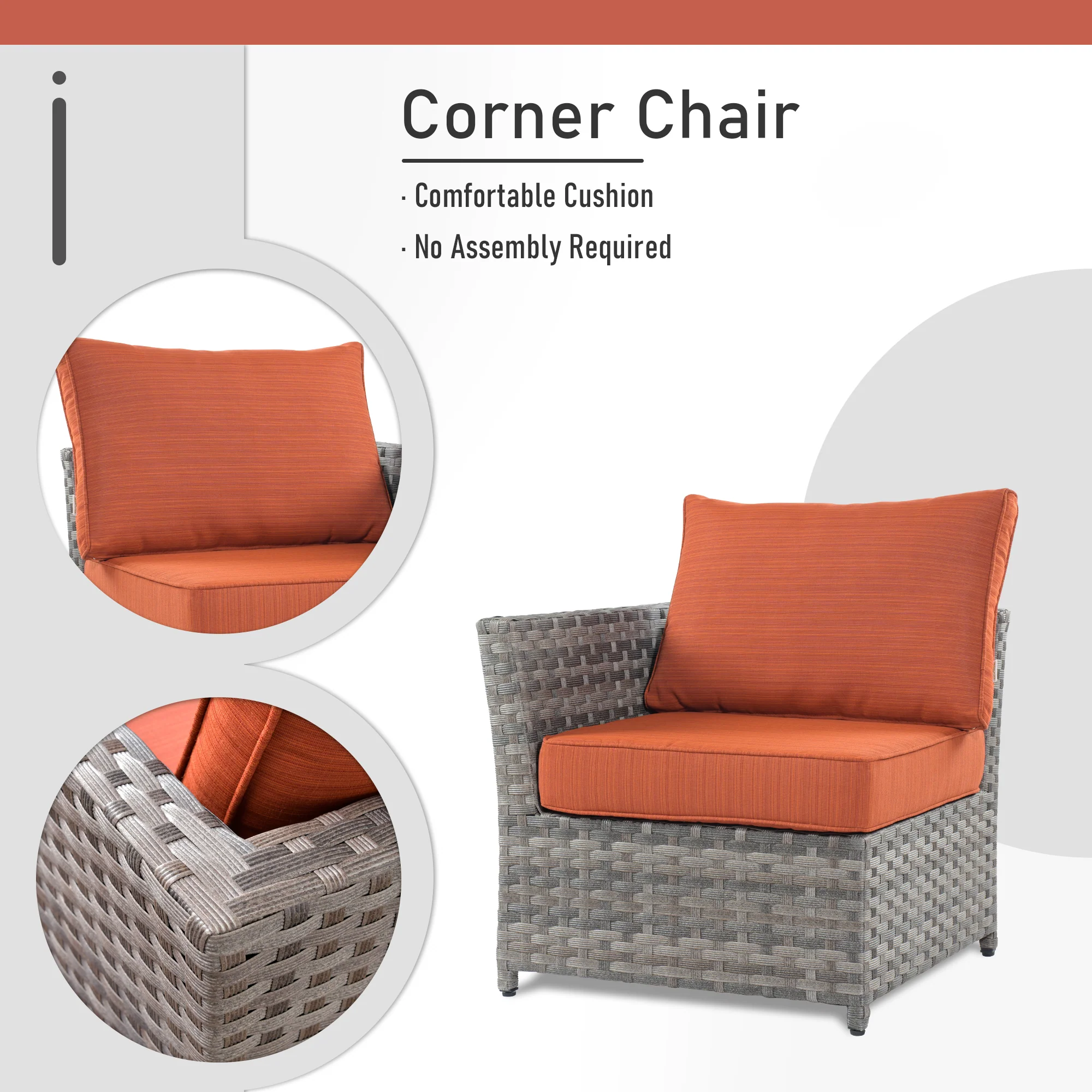 Ovios Patio Furniture Set 13-Piece include 42