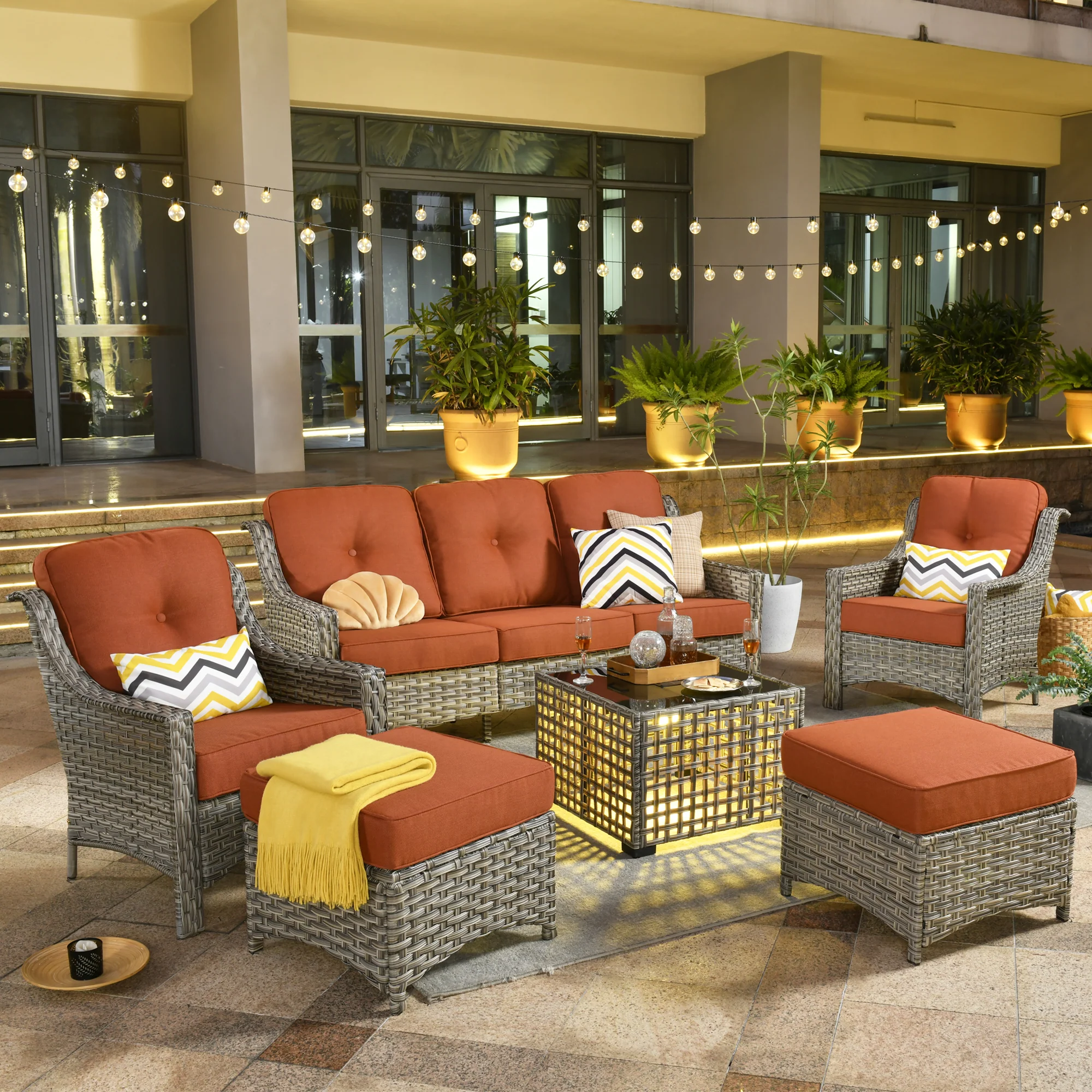 Ovios Conversation Set 6-Piece PAD Series