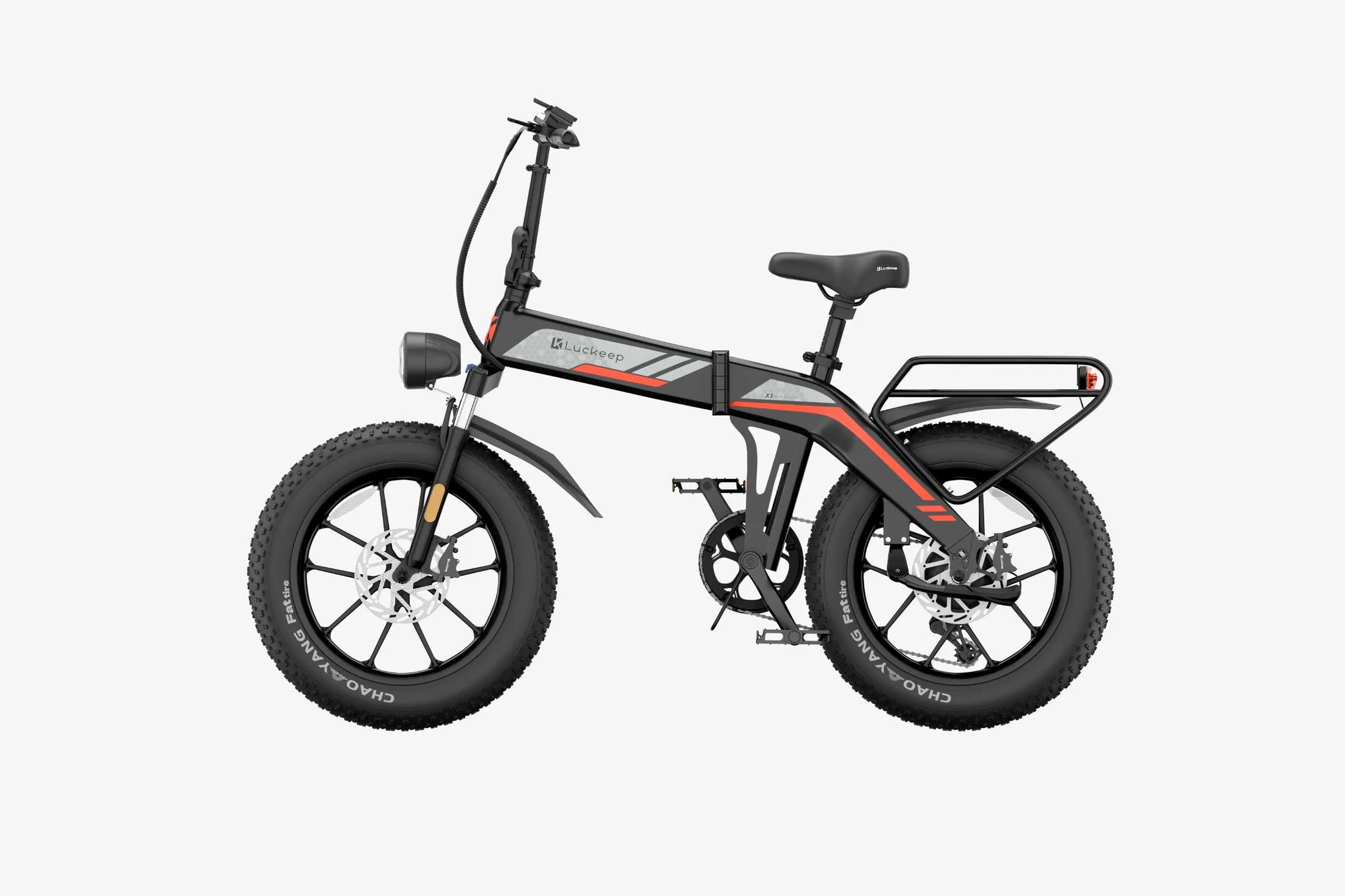🔥 Luckeep X1 Folding eBike｜1200W Motor｜48V15Ah Battery｜45 km/h Top Speed｜Long Range｜Off-Road｜Compact & Foldable
