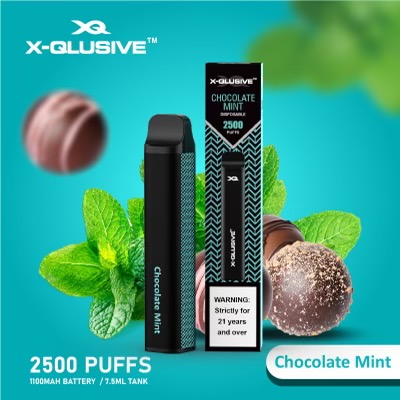 X-QLUSIVE CHOCOLATE MINT – 2500 PUFFS