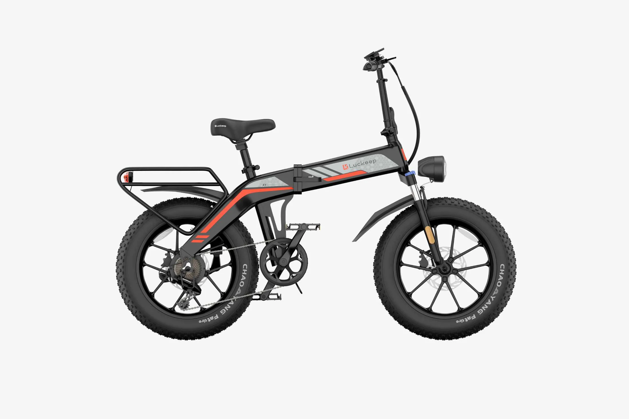 🔥 Luckeep X1 Folding eBike｜1200W Motor｜48V15Ah Battery｜45 km/h Top Speed｜Long Range｜Off-Road｜Compact & Foldable