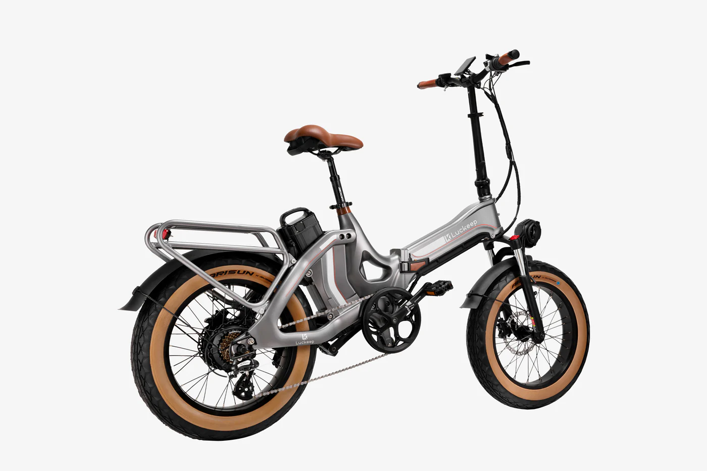 🔥 Luckeep X1 Folding eBike｜1200W Motor｜48V15Ah Battery｜45 km/h Top Speed｜Long Range｜Off-Road｜Compact & Foldable