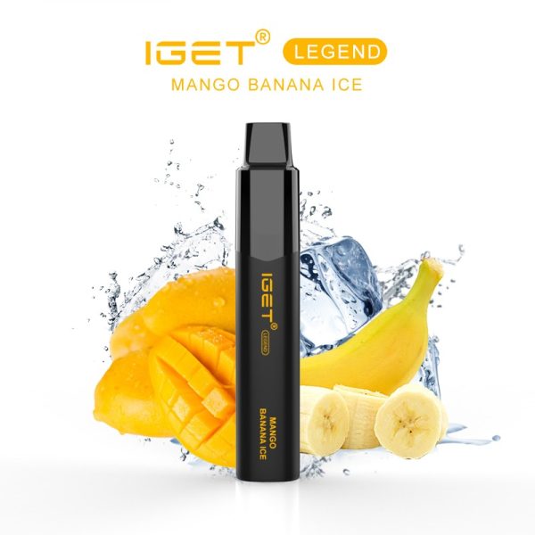 IGET LEGEND MANGO BANANA ICE – 4000 PUFFS