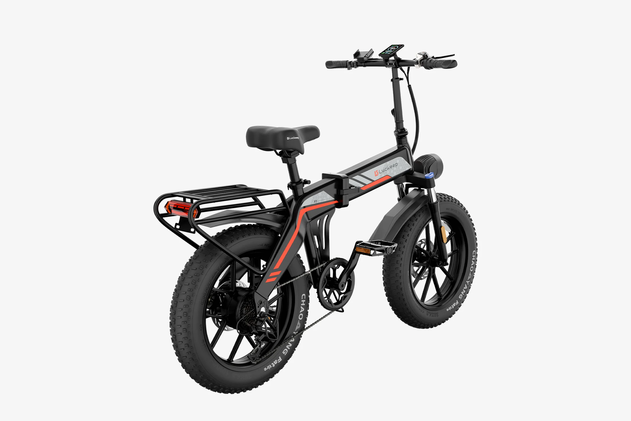 🔥 Luckeep X1 Folding eBike｜1200W Motor｜48V15Ah Battery｜45 km/h Top Speed｜Long Range｜Off-Road｜Compact & Foldable