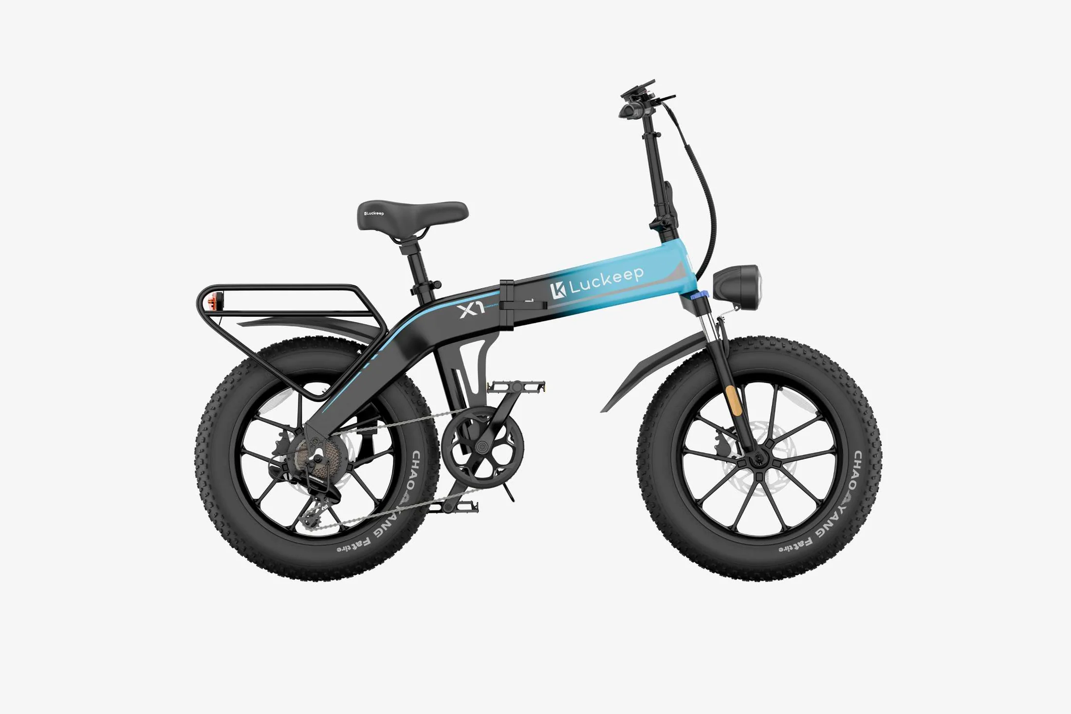 🔥 Luckeep X1 Folding eBike｜1200W Motor｜48V15Ah Battery｜45 km/h Top Speed｜Long Range｜Off-Road｜Compact & Foldable