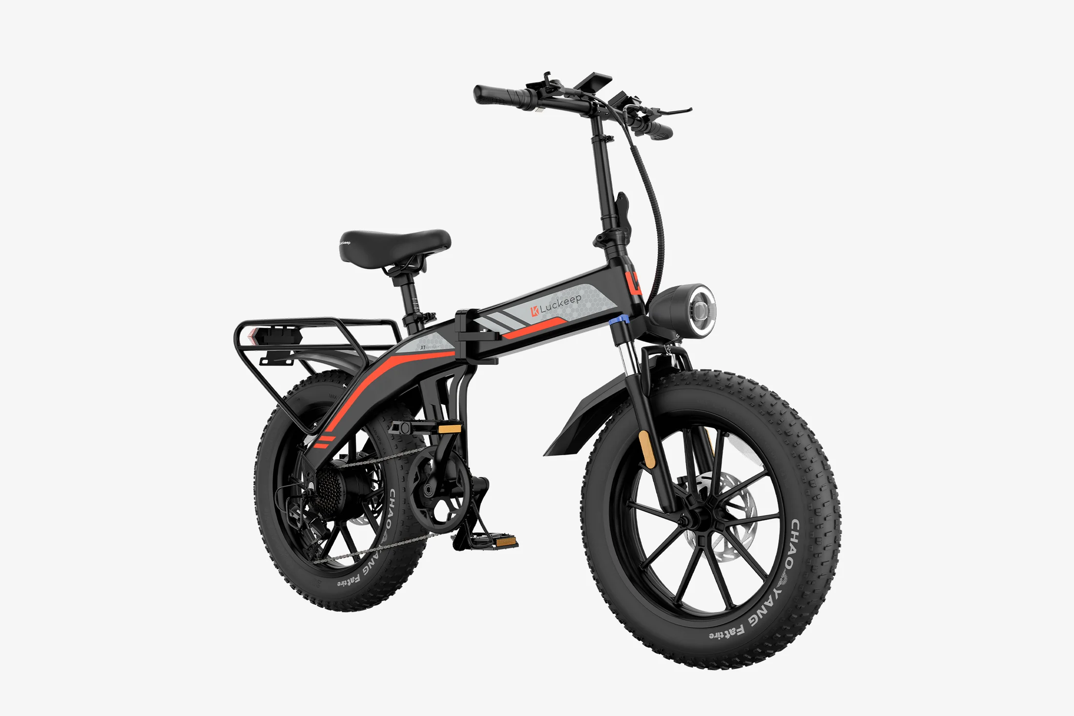 🔥 Luckeep X1 Folding eBike｜1200W Motor｜48V15Ah Battery｜45 km/h Top Speed｜Long Range｜Off-Road｜Compact & Foldable