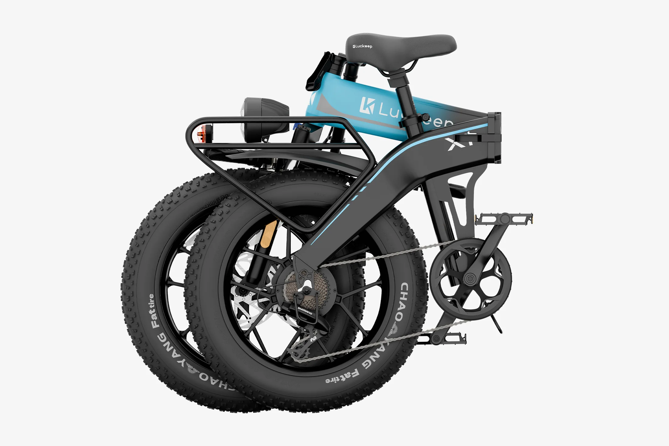 🔥 Luckeep X1 Folding eBike｜1200W Motor｜48V15Ah Battery｜45 km/h Top Speed｜Long Range｜Off-Road｜Compact & Foldable
