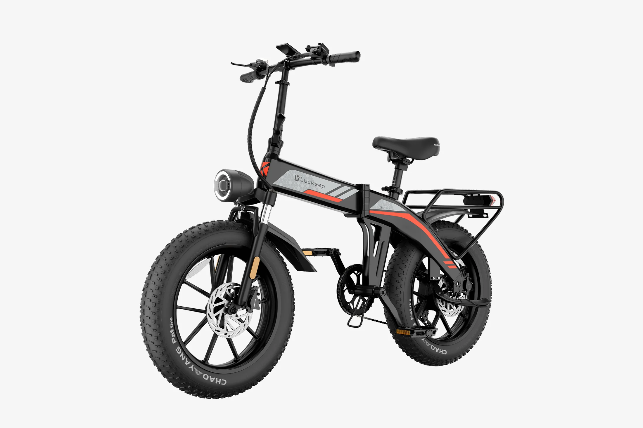 🔥 Luckeep X1 Folding eBike｜1200W Motor｜48V15Ah Battery｜45 km/h Top Speed｜Long Range｜Off-Road｜Compact & Foldable