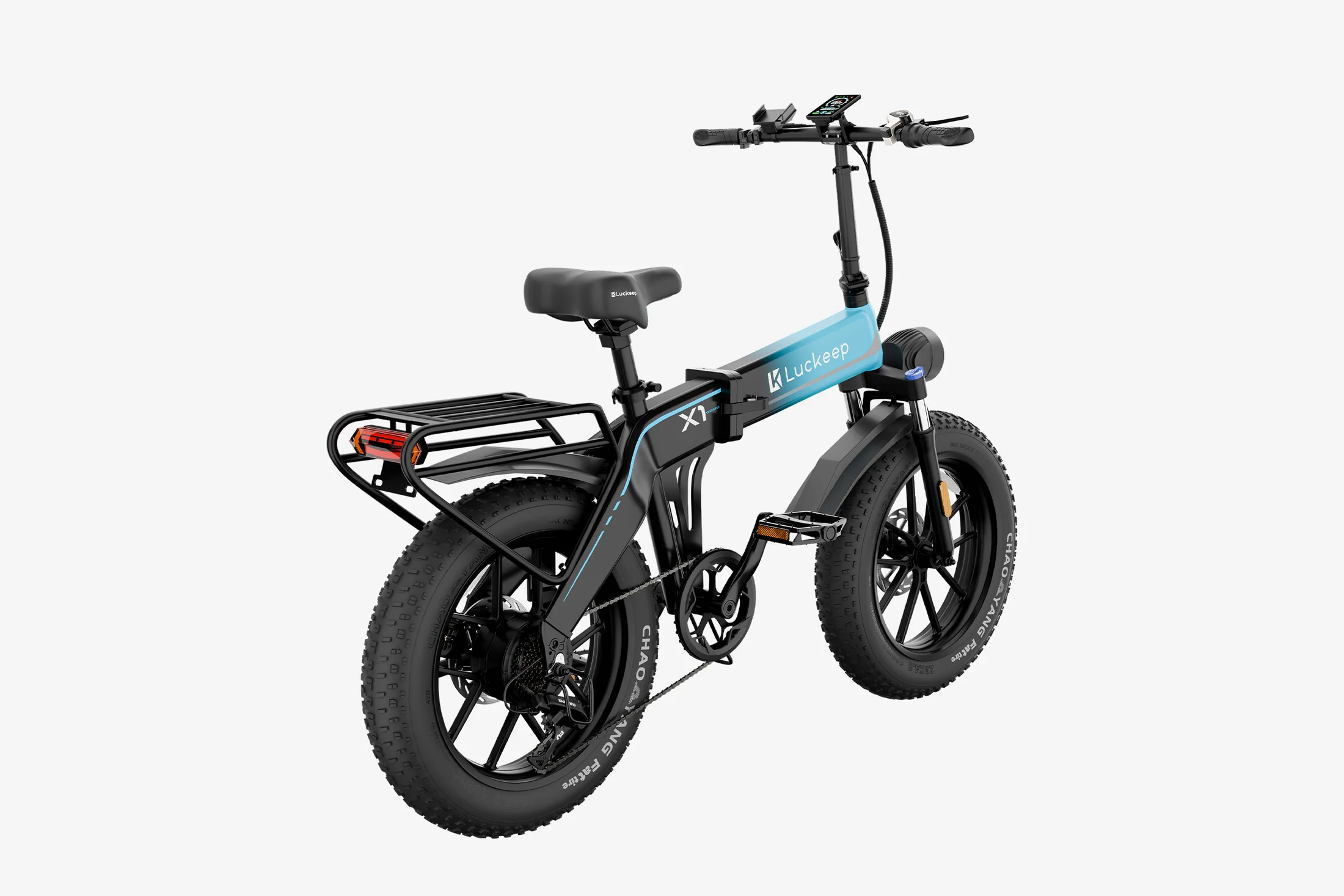 🔥 Luckeep X1 Folding eBike｜1200W Motor｜48V15Ah Battery｜45 km/h Top Speed｜Long Range｜Off-Road｜Compact & Foldable