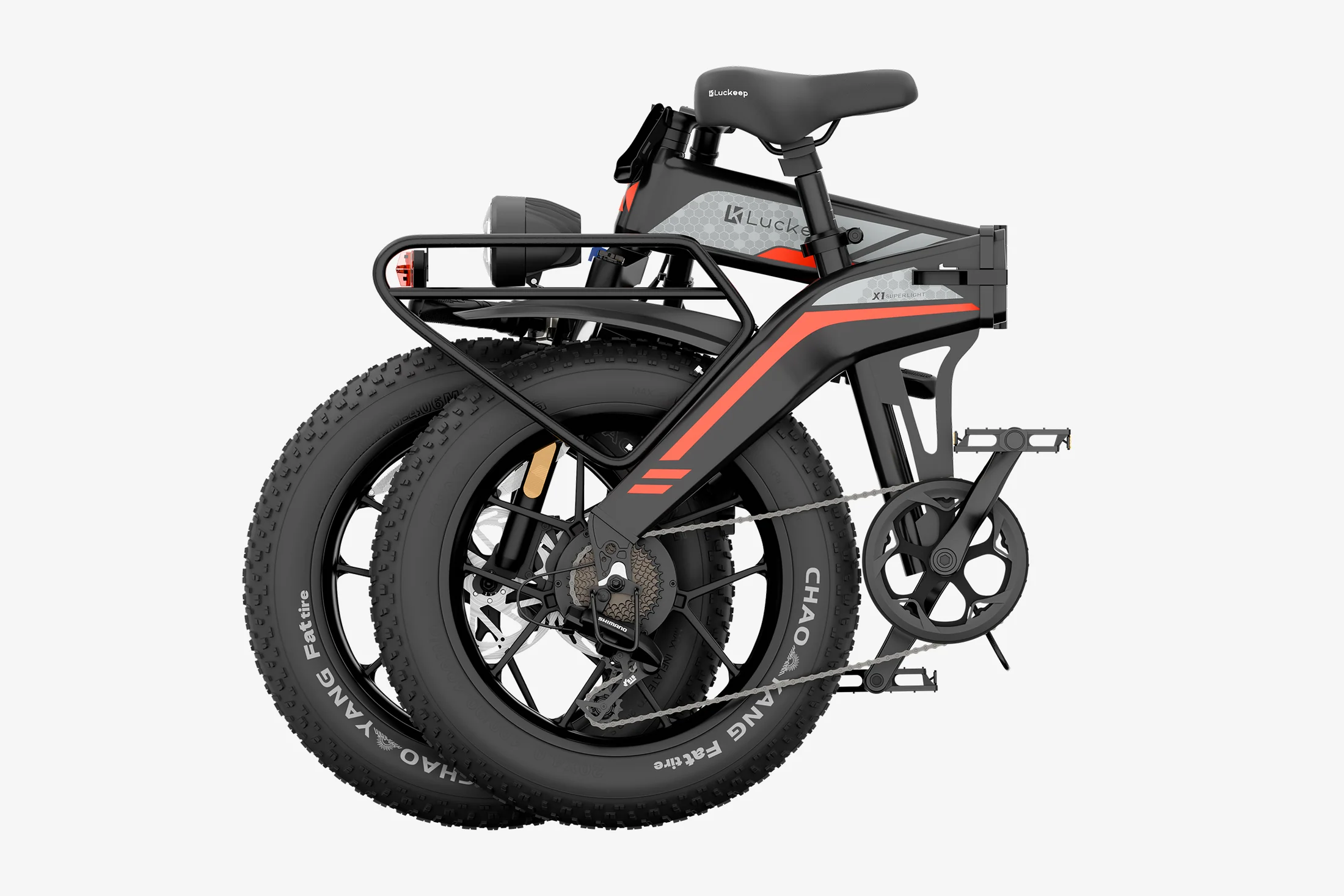 🔥 Luckeep X1 Folding eBike｜1200W Motor｜48V15Ah Battery｜45 km/h Top Speed｜Long Range｜Off-Road｜Compact & Foldable